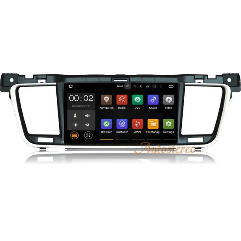 Cheap 8 Core Android 8.0 ROM 32GB RAM 4GB Car GPS Navigation No DVD Player For PEUGEOT 508 2011-2014 radio stereo unit 18