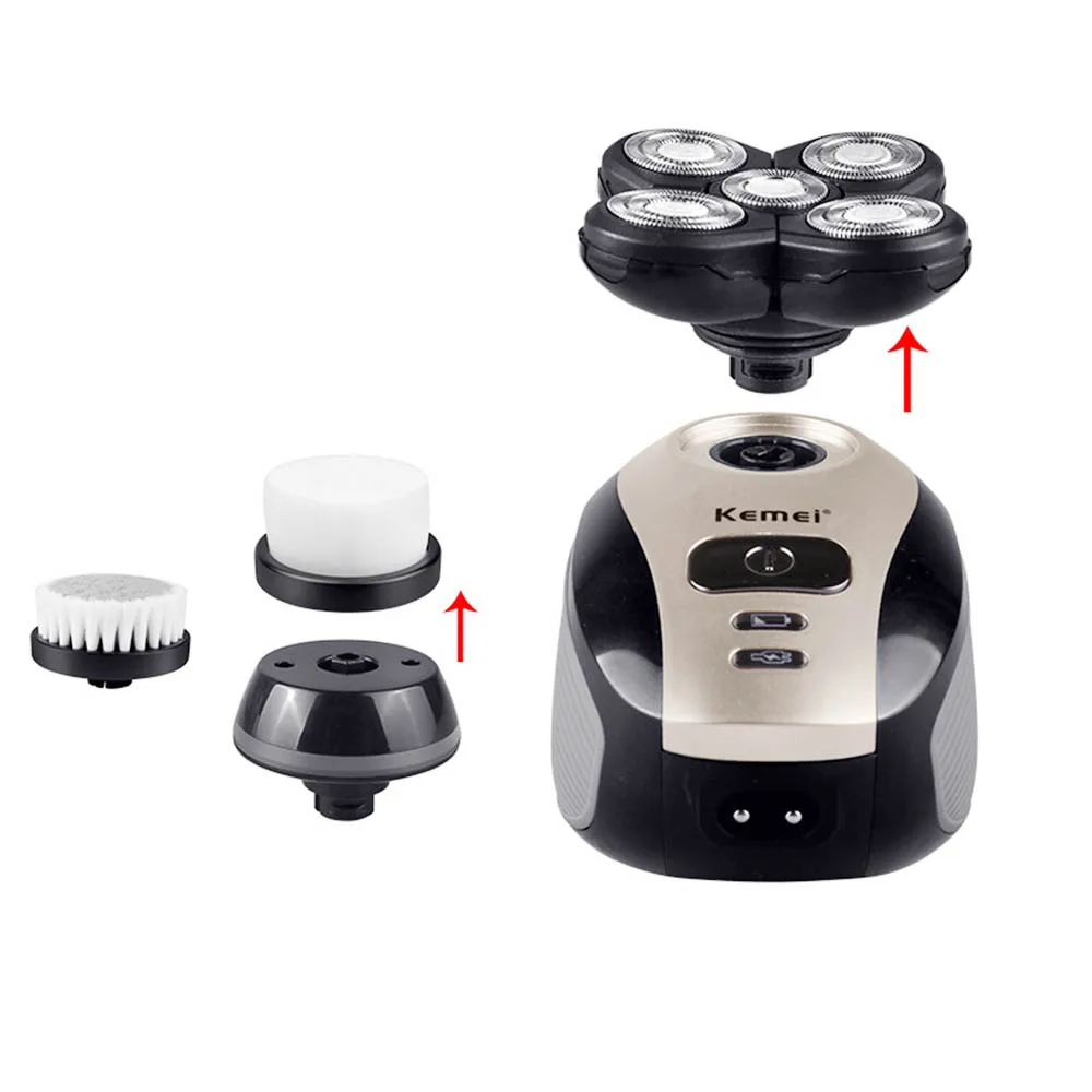 

Machine for Shaving Kemei Electric Shaver Men Nose Hair CutterTrimmer Washable Floating Blade Head Beard Trimmer Razor Nose