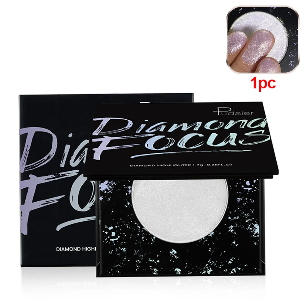 Diamond Shining Skin Face Contour Palette Concealer Makeup 3D Portable Highlight Powder Brighten Exquisite Long Lasting | Красота и