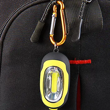 

New Mini 25lm 3 Modes Portable Flashlight COB LED Night Light Keychain Torch Flash Key Chain Best Gift