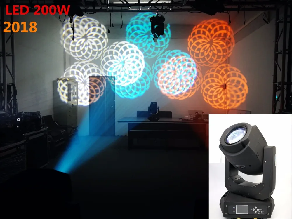 2018 NEW LED200W 230W Beam Spot Wash 3in1 gobo moving heads lights