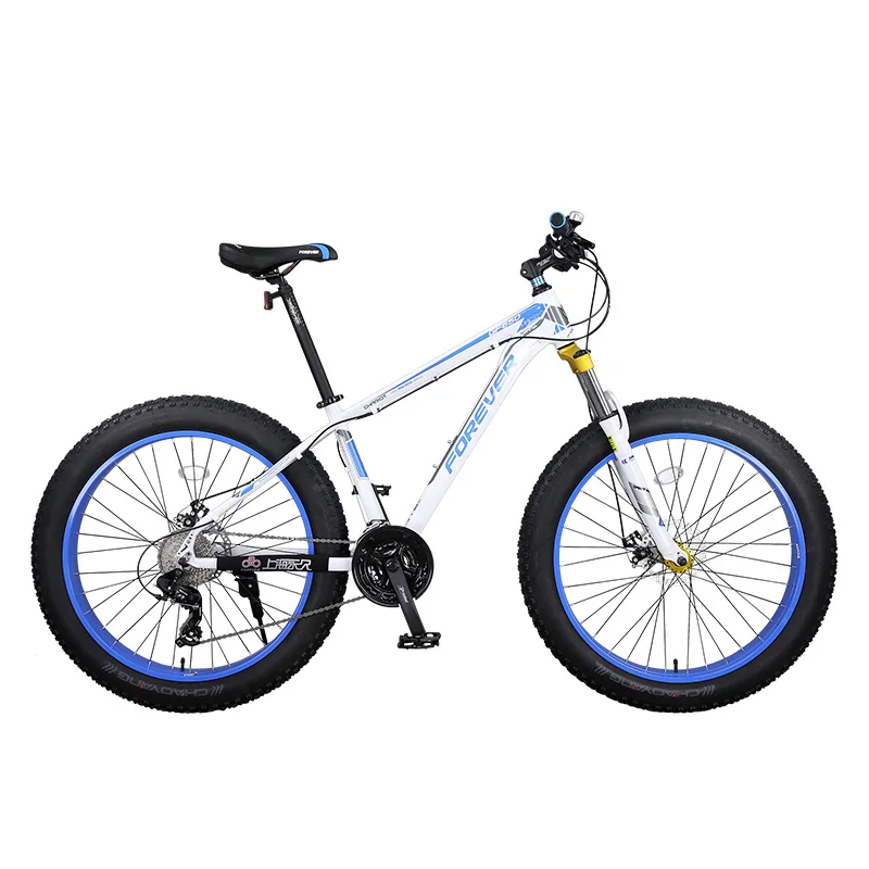 Clearance Aluminum Alloy Mountain Bike Super Wide Tire Coarse Tire Beach Big Tire Adult Bicycle 4