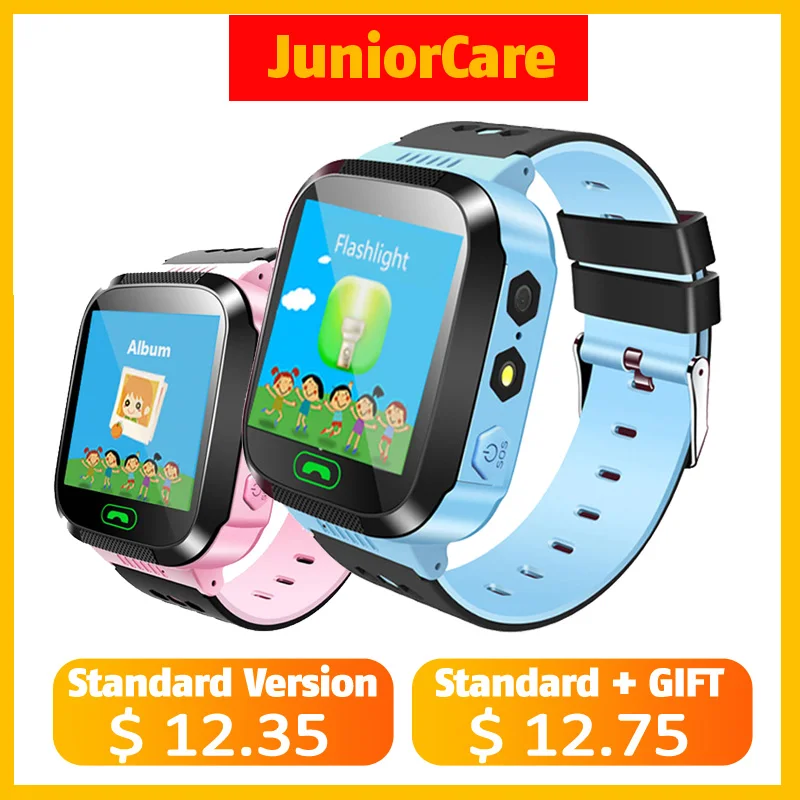 Q02 Children Watch With SOS Call Camera Touch Screen Lighting Phone Positioning Location Baby Smart Watch for Android IOS VS Y21