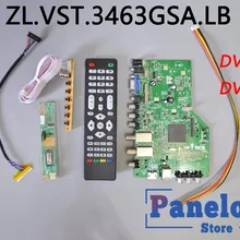 ZL. VST.3463GSA. LB 3463 Универсальный цифровой драйвер платы DVB-T2 DVB-S2 DVB-C+ 7 K переключатель+ 1 лампа Инвертор+ 1ch 6-бит 30 контактов Дифференциальная Сигнализация пониженного напряжения