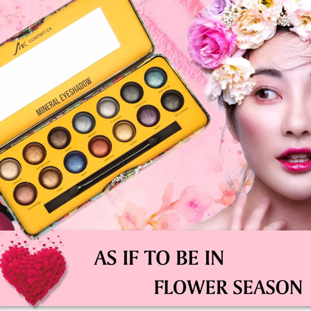 

14 Colors Matte Pearl Light Eye Shadow Powder Palette Matte Eyeshadow Cosmetic Makeup Natural Shimmer 5.14djl