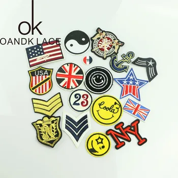

New arrival popular Embroidered patches iron on cartoon Motif DIY Applique embroidery accessory