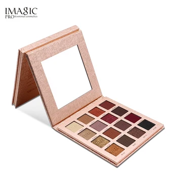 

IMAGIC Shimmer Matte Eye shadow Makeup Palette 16 Colors Glitter EyeShadow Powder High Pigmently Eyeshadow Make Up Set Beauty