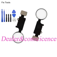 1 шт. отпечатков пальцев сенсор для Apple iPhone 7/8 плюс клавиатуры универсальный Замена кнопки «Домой»(все функции в порядке, кроме touch ID