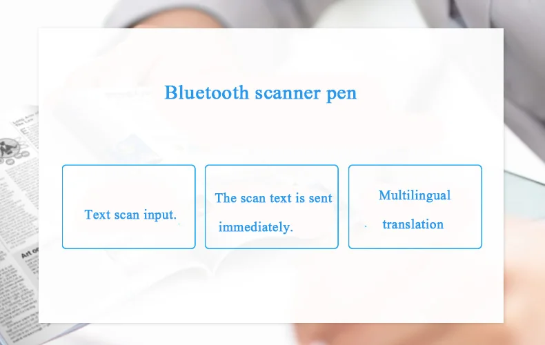 Топ MSE05 Bluetooth сканирующая ручка поддержка японский французский немецкий английский арабский языки функция перевода для IOS WIN