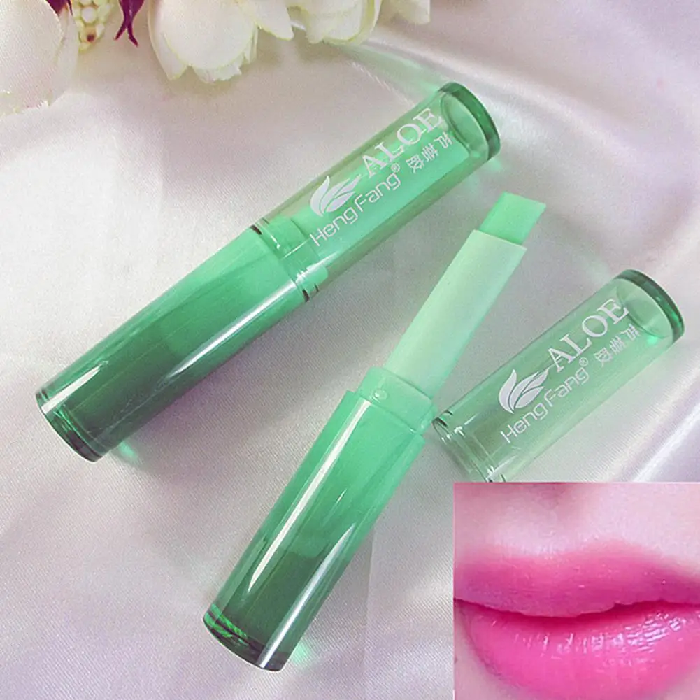 

Fashion Color Changing Lipstick Women Aloe Vera Long Lasting Color Changing Moisturizing Lipstick Makeup Tool