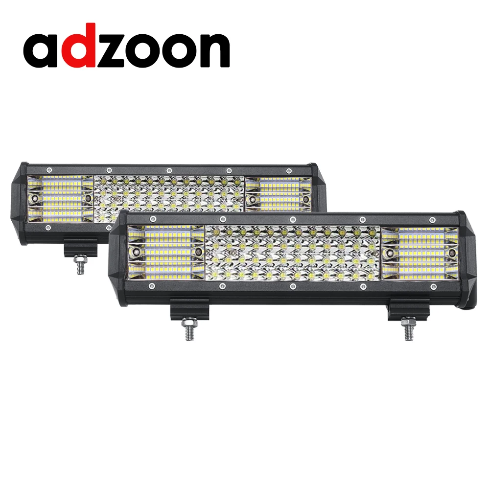 

Adzoon 12 Inch 300W LED Light Bar Offroad Combo DC 12V 24V Car Accessories For Jeep 4x4 4WD Boats ATV SUV Truck Car Light