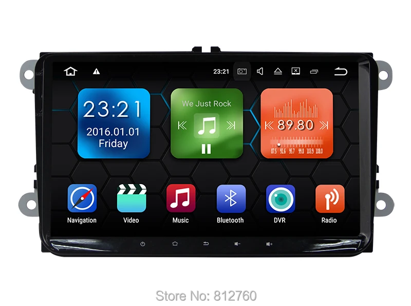 Sale Octa Core 9" Android 9.0 Car DVD GPS Radio Head unit for VW PASSAT TIGUAN GOLF 6 Polo Jetta Passat B6 BORA CADDY TOURAN 0