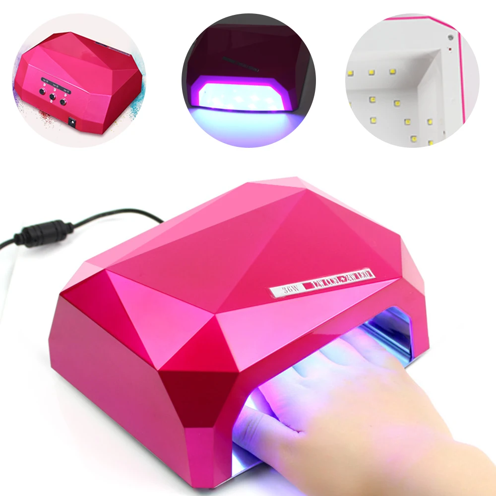 

36W UV LED Lamp Nail Dryer Gel Varnish Curing Machine Nail Art Quick Dry Polish Drying Manicure Tool LED Nail Lamp for Nails