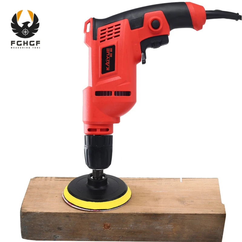 

FGHGF 2in1 220V Household Multi-function Electric Drill AC Power Tools Hand Tools Pistol Drill And Polisher