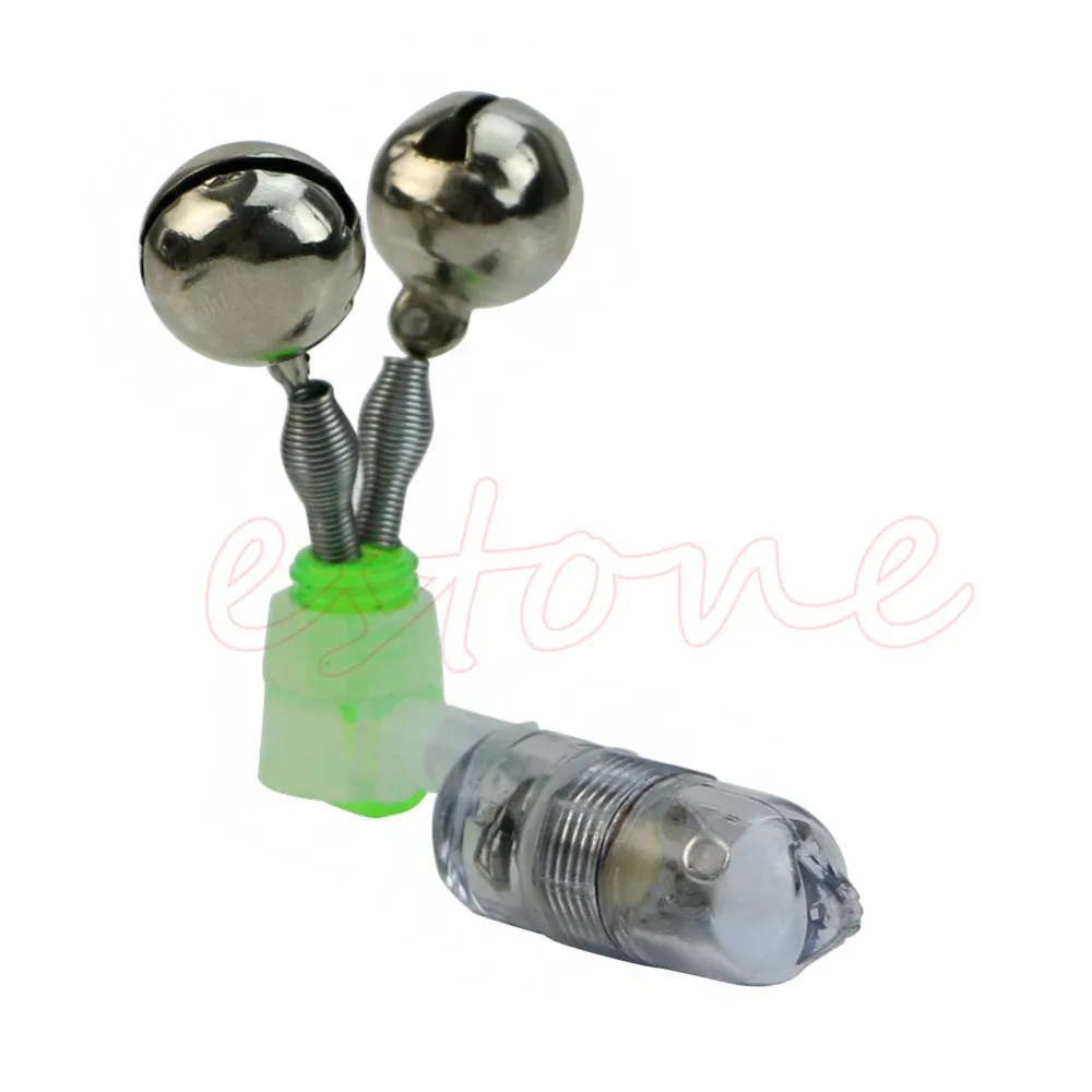 

LED Light Fishing Electronic Bite Alarm Fish Sensor Bells Rod Tip Shake