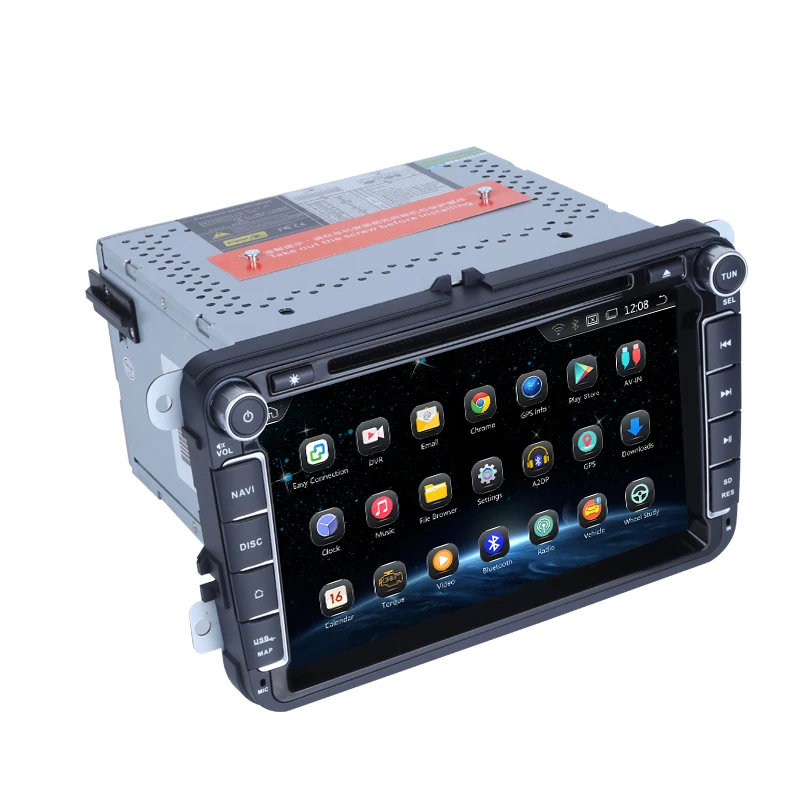 Sale CarExc Android 9.0 OS For Volkswagen Tiguan Jetta Passat VW Golf Car Radio With GPS WiFi Bluetooth USB SD Multimedia Navigation 4