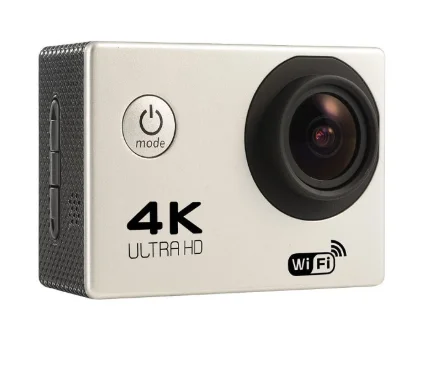 Экшн-камера Ultra HD 4 K/30fps WiFi 2," 170D 30M Подводный Водонепроницаемый шлем видео запись камера s Спортивная камера Con Wifi - Цвет: Серебристый