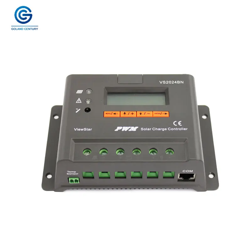 

EPever 20A Intelligent Pwm 12V 24V Solar Power Charger Controller Voltage Regulator VS2024BN 2048BN With LCD Controller Board