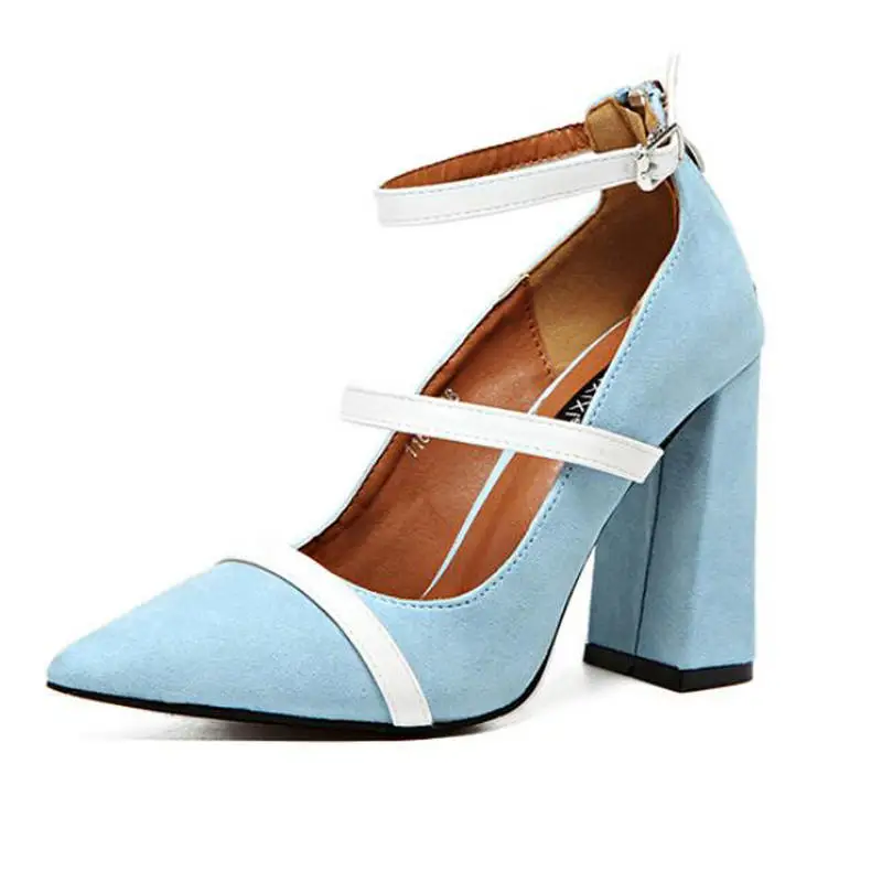 strap square heels