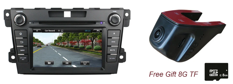 Excellent Octa Core Android 8.0 Car DVD Player for MAZDA CX-7 CX7 GPS Audio Radio 1024*600 ROM 32G 1024*600 WIFI (2012-2013) 11