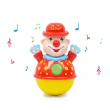 Премиум Новинка Смешной клоун стакан электрическое освещение музыкальные игрушки для детей обучение маленьких детей Обучающие игрушки подарки