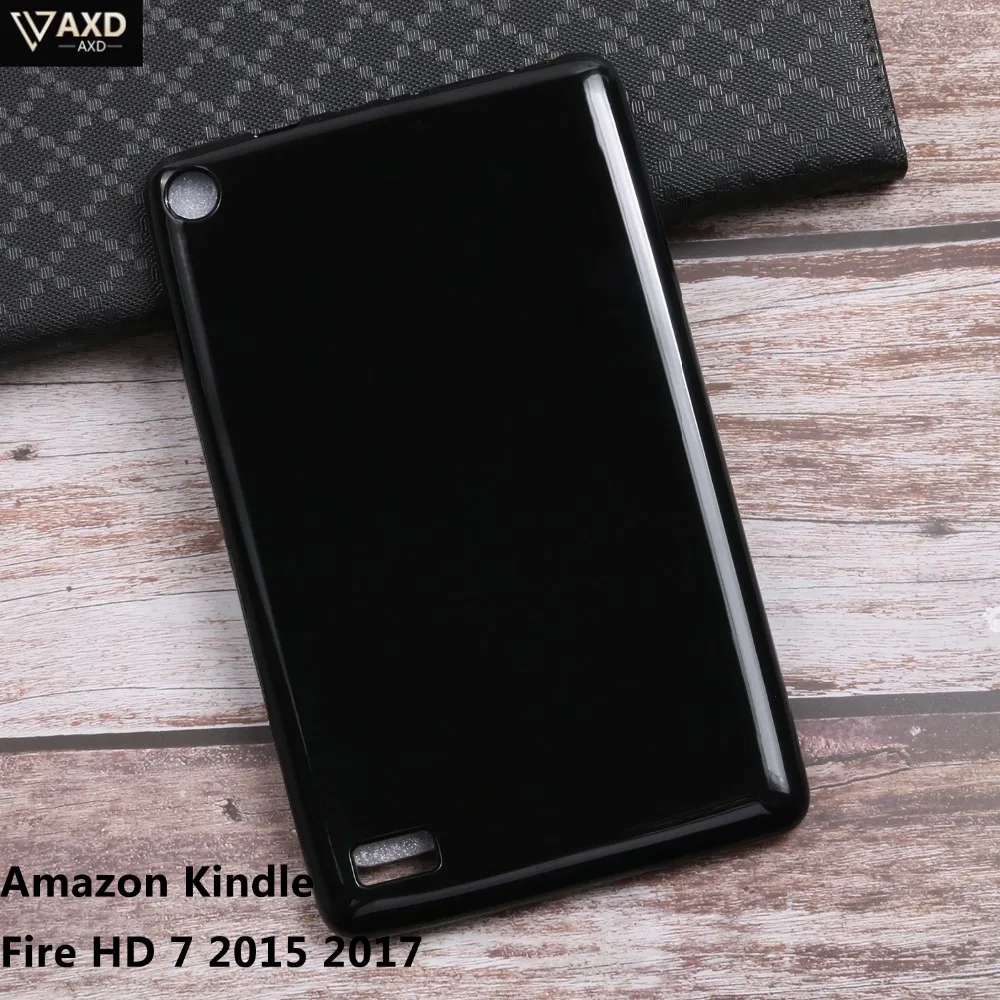 Мягкий ТПУ силиконовый чехол для планшета Amazon Kindle Fire HD 7 HD7 2015 2017 0 дюймов TD0719 PC