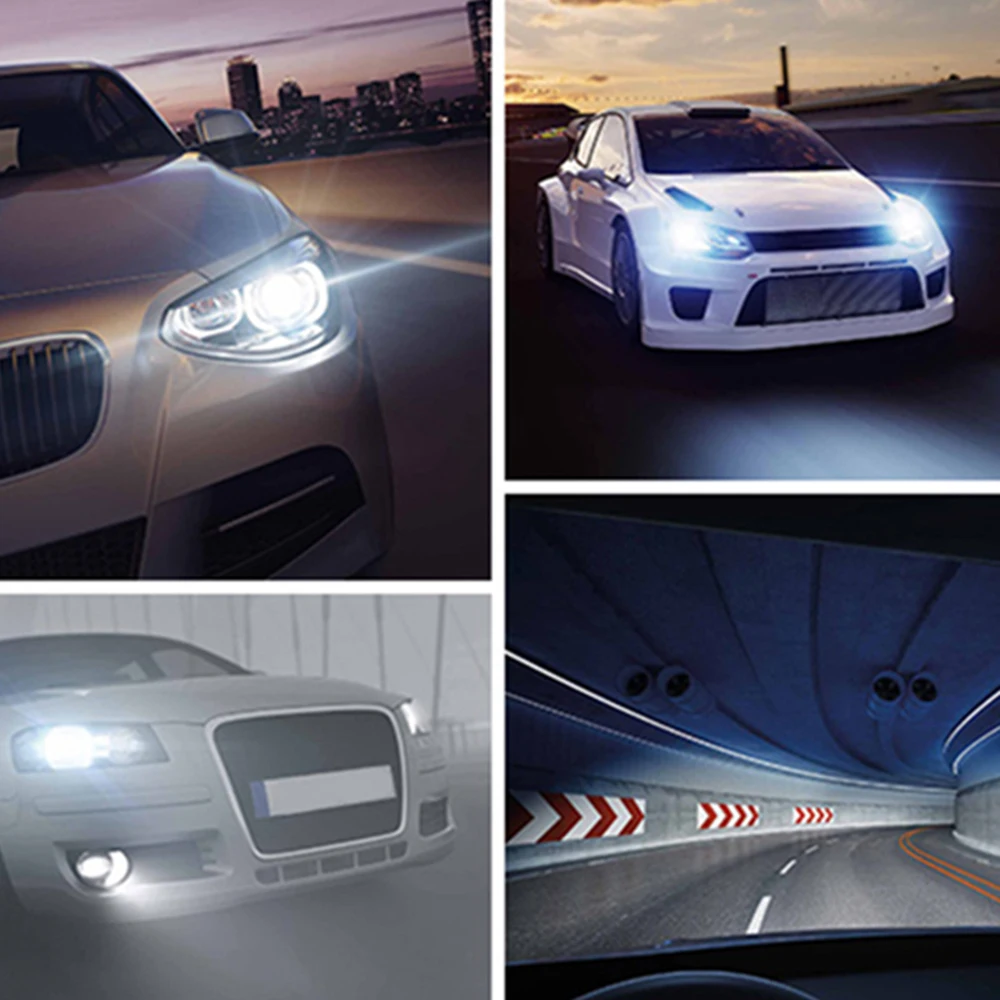 2 шт. Автомобильные фары H7 LED H4 H1 H11 9006 9005 3000K 4300K 72W 10000LM 6500K 8000K 12V 24V DOB противотуманные