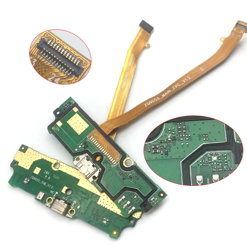 For ZTE Blade L4 A460 USB Charging Dock Board Port Micro Charger Flex Cable Ribbon Replacement