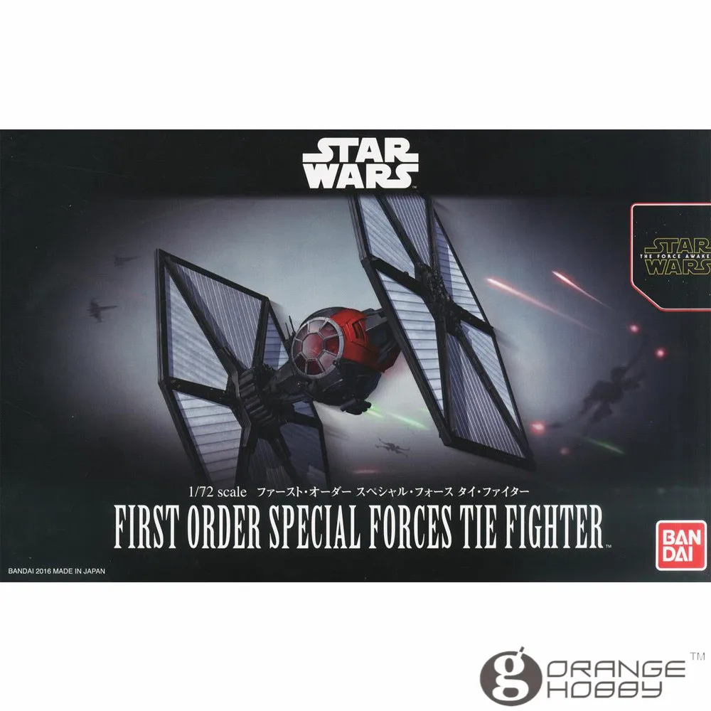 ФОТО OHS Bandai SWTFA 1/72 First Order Special Forces Tie Fighter Assembly Model Kits