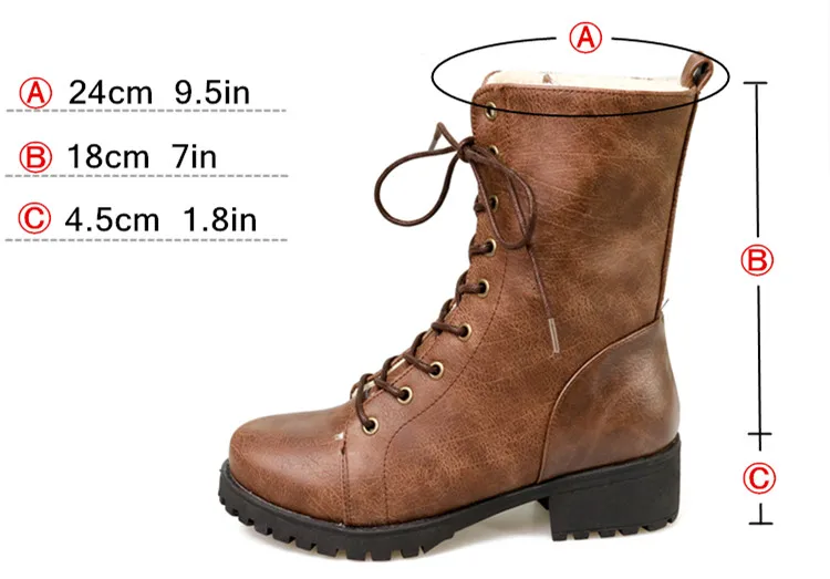 New_Black_Leather_Ankle_Boots_For_Women_Boot_Autumn_Winter_Cotton_Shoes_Warm_Snow_Boots_Mujer_Punk_Riding_Equestr_Martin_Boots_European_Style_Lace_Up_Ladies_Female_Fashion_12