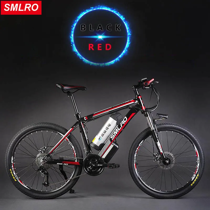 26inch electric mountain bicycle aluminum alloy ebike 27speed e-mtb 48V lithium battery 500W motor Hybrid bicycle