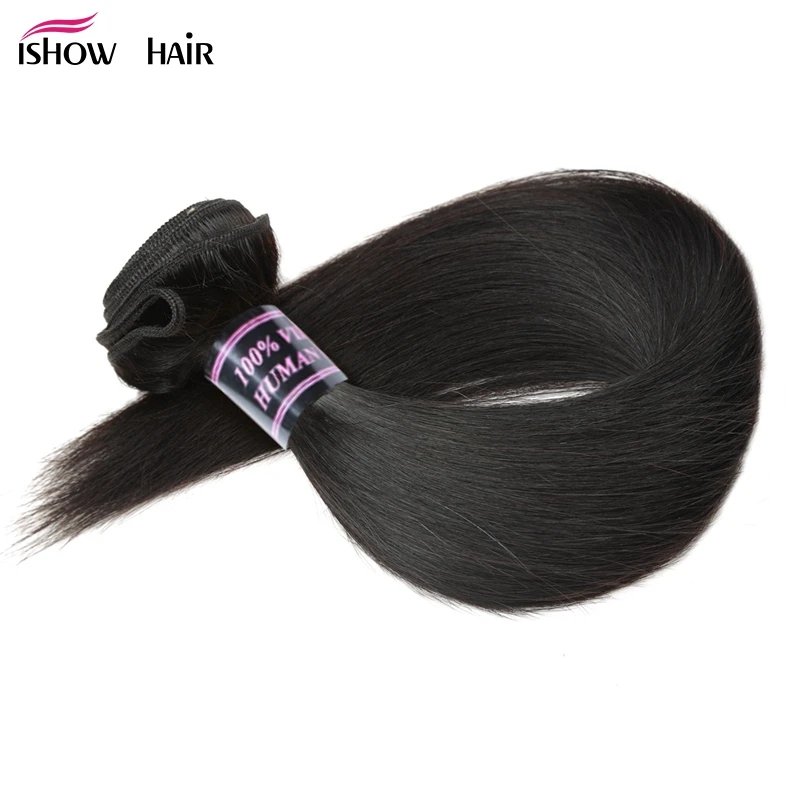 Ishow Brazilian Straight Hair Weave Bundles 100% Human Hair Bundles 1pc Natural Non Remy Hair Extensions 3 or 4 Bundles Can Buy Ishow Brazilian Straight Hair Weave Bundles 100% Human Hair Bundles 1pc Natural Non Remy Hair Extensions 3 or 4 Bundles Can Buy