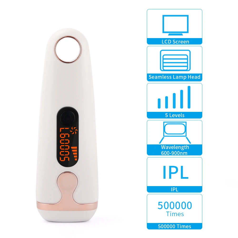 500000 лазерная вспышка Эпилятор IPL эпилятор перманентное удаление волос Триммер бикини для ног тела электрический эпилятор лазер