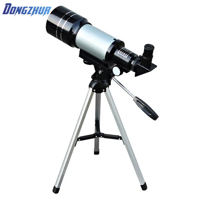 

Dongzhur 2018 New F30070M Astronomical Telescope with Tripod Adjustable Lever Finderscope 150X Monocular Telescope for Beginner