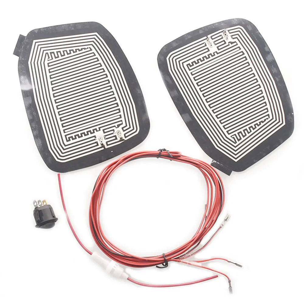 

Quick Warm Universal DC 12V Heating Pad For Auto Rear-view Mirror Defogging Quickly Removes Frost /Rain/Fog
