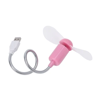 

Flexible Gooseneck USB Mini Cooling Fan Cooler For Laptop Desktop PC Computer