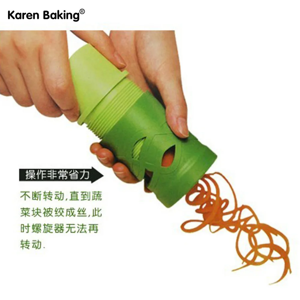 

New Easy Garnish Veggie Fruit & Vegetable Cutter Spiral Slicer