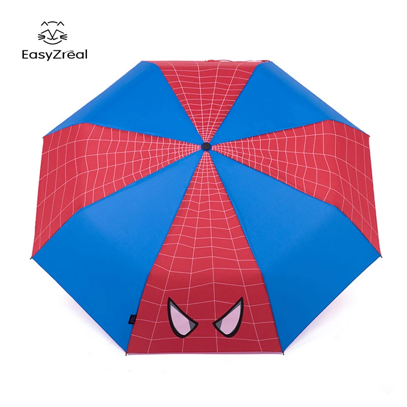 2017 New cute kid umbrellas Child 3 Fold Rain Umbr...