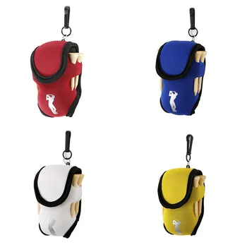 

Multifunctional Portable Golf Ball Holder Mini Waist Bag Golf Ball Holder Bag 2 Balls & 4 Tees Golfers Gift Outdoor Sports Tool