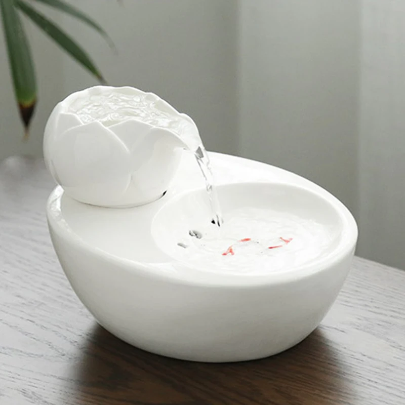 

Automatic Pet Cat Water Fountain Dog USB Electric Water Dispenser Drinking Feeder Bowl Drinking Fountain Dispenser