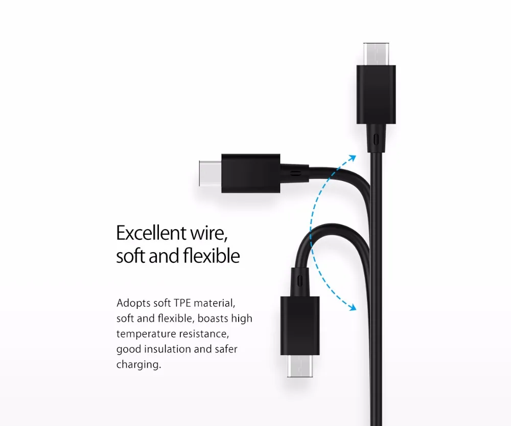 Orico Usb type-C кабель для быстрой зарядки Max 3A кабель 1 м умный зарядный кабель для мобильного телефона samsung Xiaomi huawei