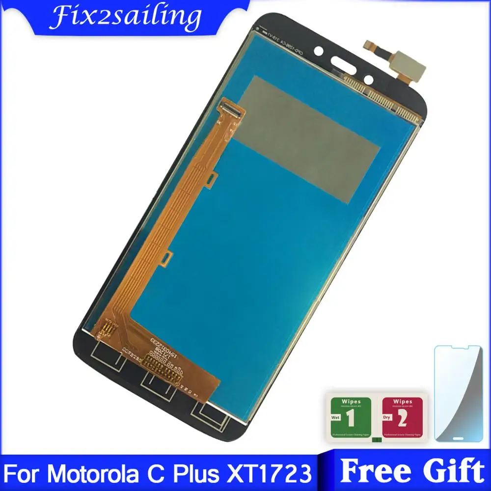 Жк дисплей для Motorola Moto C Plus XT1721 XT1722 XT1723 XT1724 сенсорный экран со стеклом в сборе