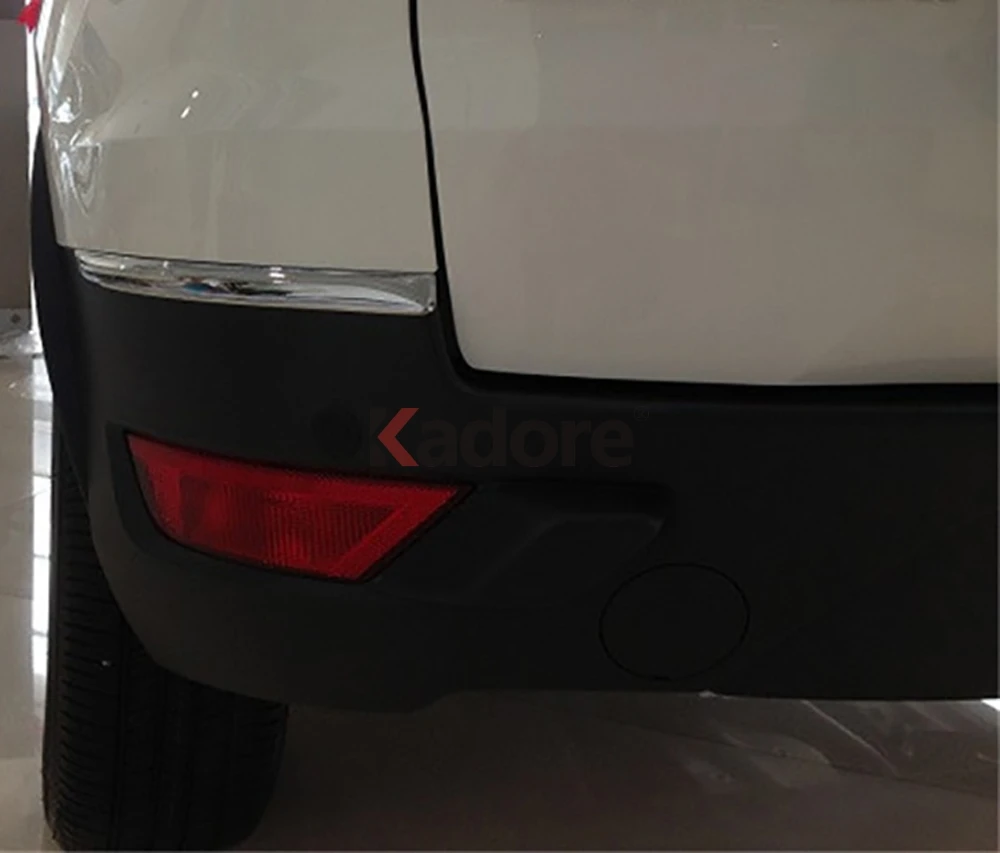 Для Ford EcoSport 2013 ABS хром авто задний бампер нижний угол полосы автомобиля задний бампер век отделка Аксессуары
