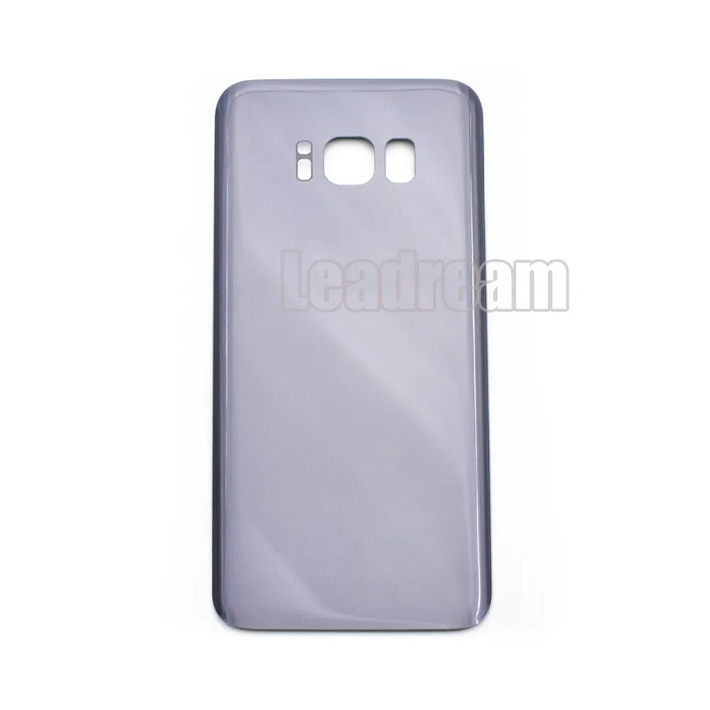 50 шт./лот DHL для Samsung Galaxy S8 G950 Задняя крышка батареи задняя дверь стеклянный корпус