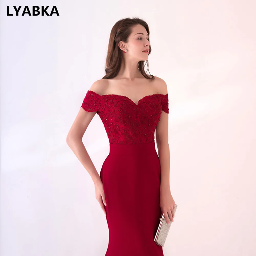 С коротким рукавом, на Выпускной платья Robe De Soiree Бордовое платье для выпускного вечера настоящая фото возлюбленная русалка платье выпускного вечера es Long vestido de festa