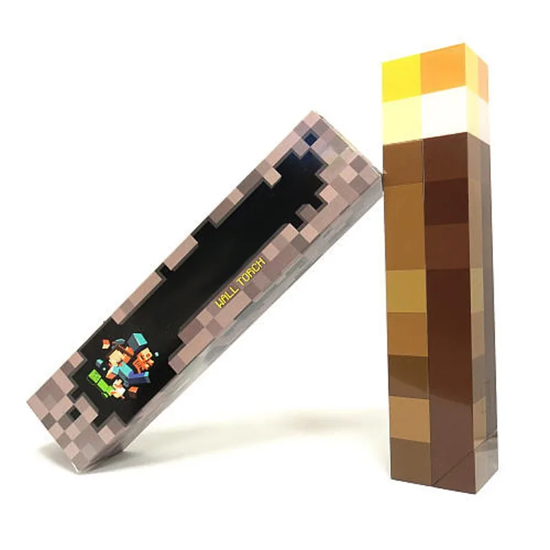 Light Up font b Minecraft b font Torch LED Night Wall Light font b Minecraft b