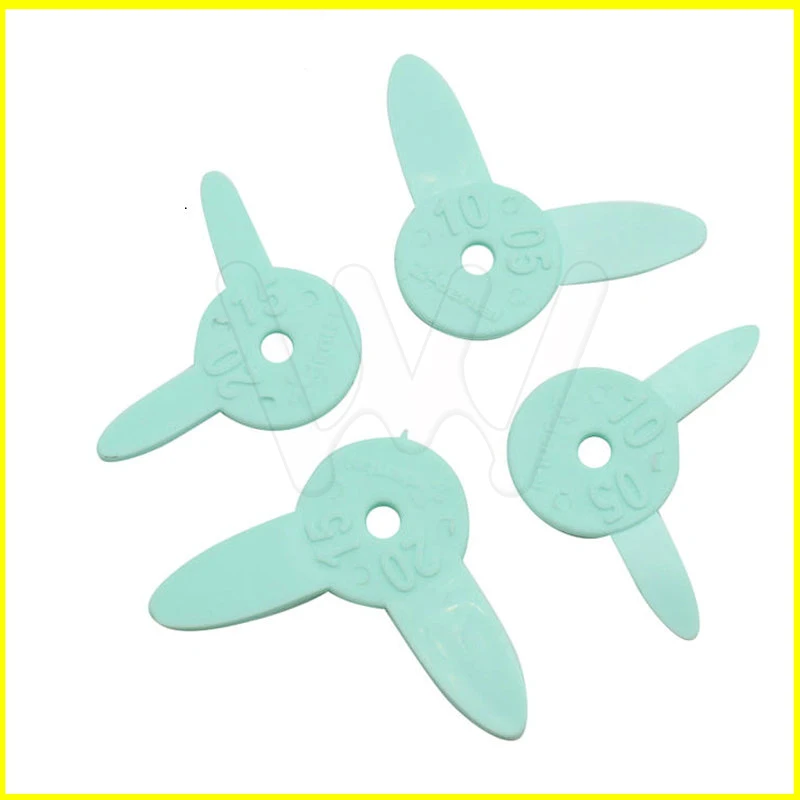 4pcsSet Dental Rubber Ruler for Measurement of Tooth Slit Teeth Instrument Tool For Dentistry Lab (4)