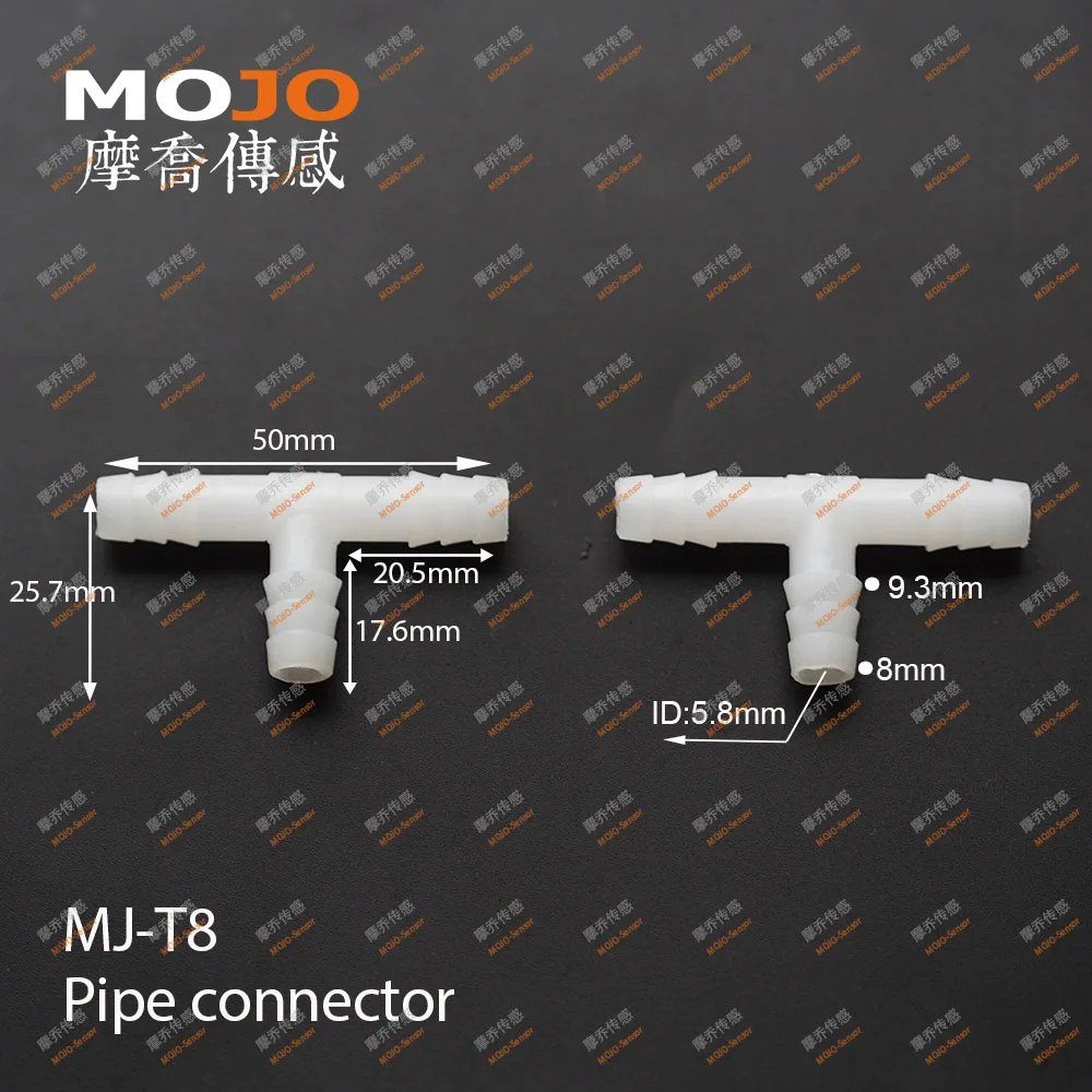 Бесплатная доставка! MJ-T8(10 шт./лот) 8 мм пластиковая пагода колючая тройник тип