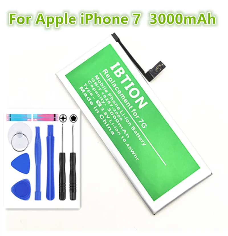 

IBTION 3000mAh Battery For Apple iPhone 7 for iphone7 battery +Free Tools