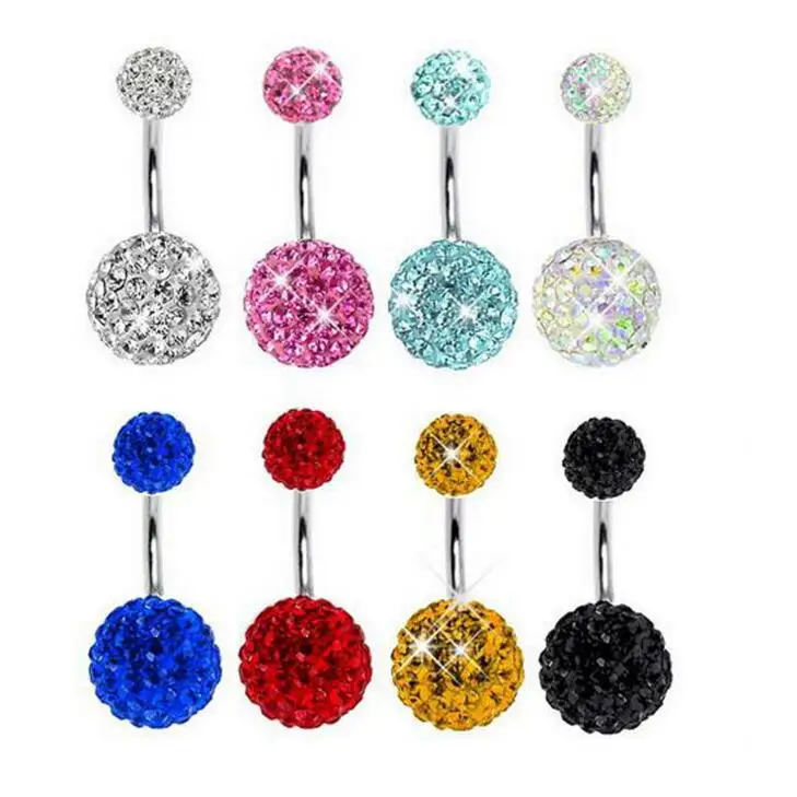Buy 1pcs Barbell Navel Piercing De Umbigo Sexy Belly